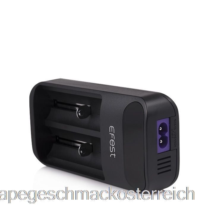 Efest Lush Q2 2-Bay Intelligentes LED-Akkuladegerät Mit Vape-Geschmack