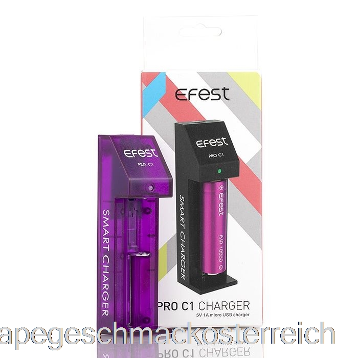 Efest Pro C1 1-Bay Smart Batterieladegerät Vape Geschmack