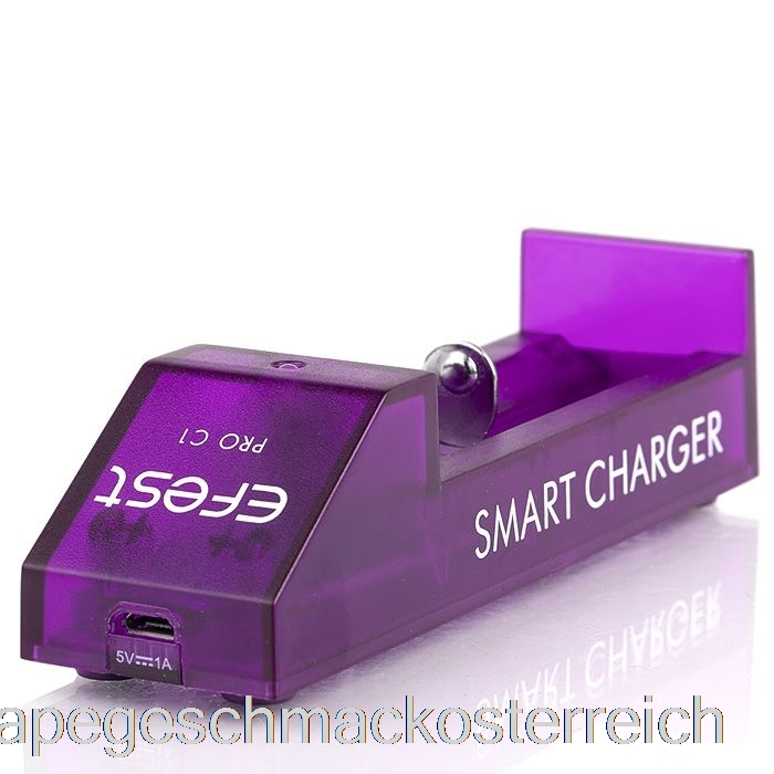 Efest Pro C1 1-Bay Smart Batterieladegerät Vape Geschmack