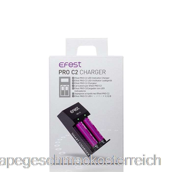 Efest Pro C2 2-Bay Smart Batterieladegerät Vape Geschmack