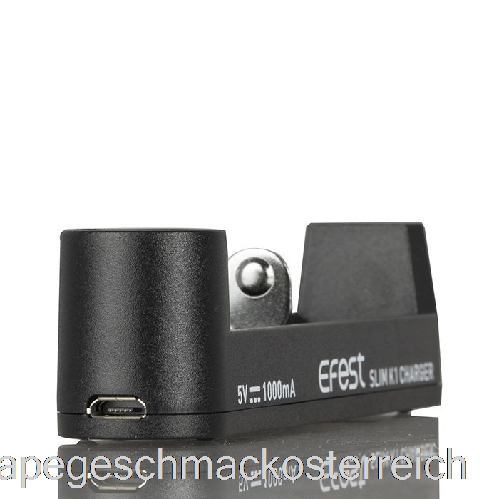 Efest Slim K1 Single-Slot-Akkuladegerät Mit Vape-Geschmack