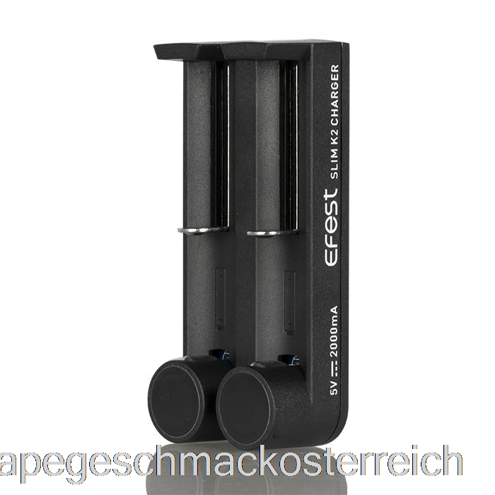 Efest Slim K2 Akkuladegerät Mit Zwei Steckplätzen, Vape-Geschmack
