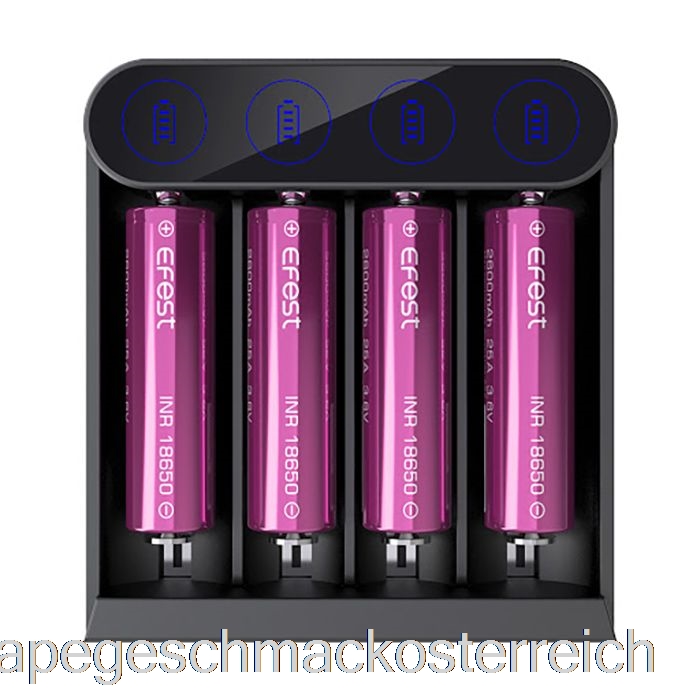 Efest Slim K4 USB-C Batterieladegerät Vape Geschmack