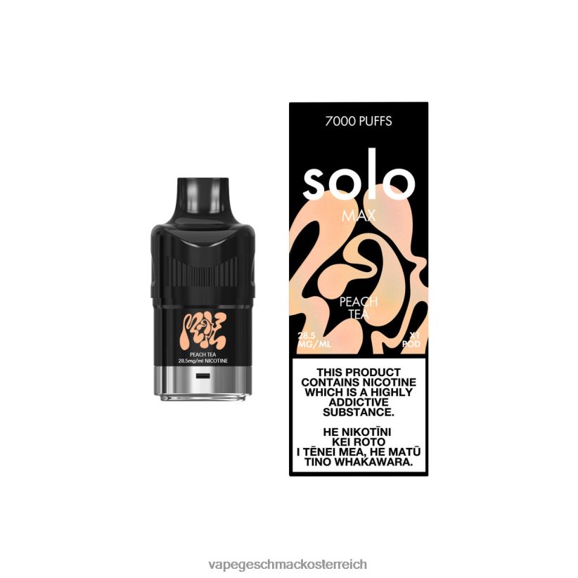 Vape Automat - Solo MAX Schote D288XL79 Pfirsichtee