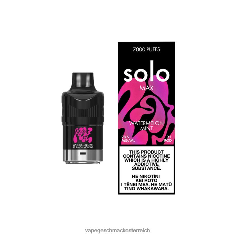 Vape Geschmack - Solo MAX Schote D288XL86 Wassermelonenminze