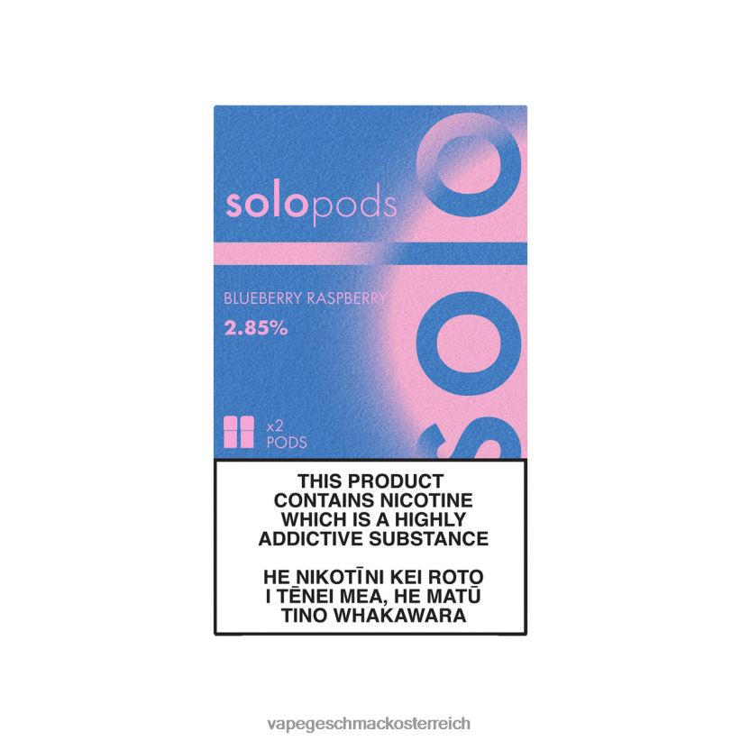 Vape Shop Wien - Solo Ersatz-Pod im 2er-Pack D288XL53 Blaubeer-Himbeere