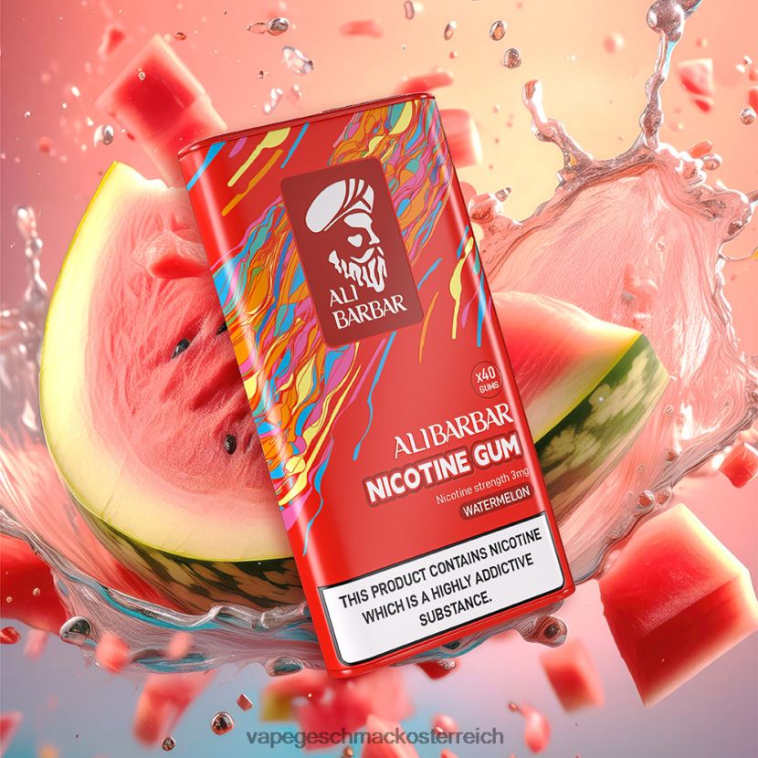 Vape Geschmack - Alibarbar Nikotinkaugummi Pfirsich P268ZR102